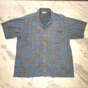 Vintage JIMMYZ Men’s Button Down Surf Shirt 1984 Made in the USA Sz XL